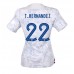 Billige Frankrike Theo Hernandez #22 Bortetrøye Dame VM 2022 Kortermet